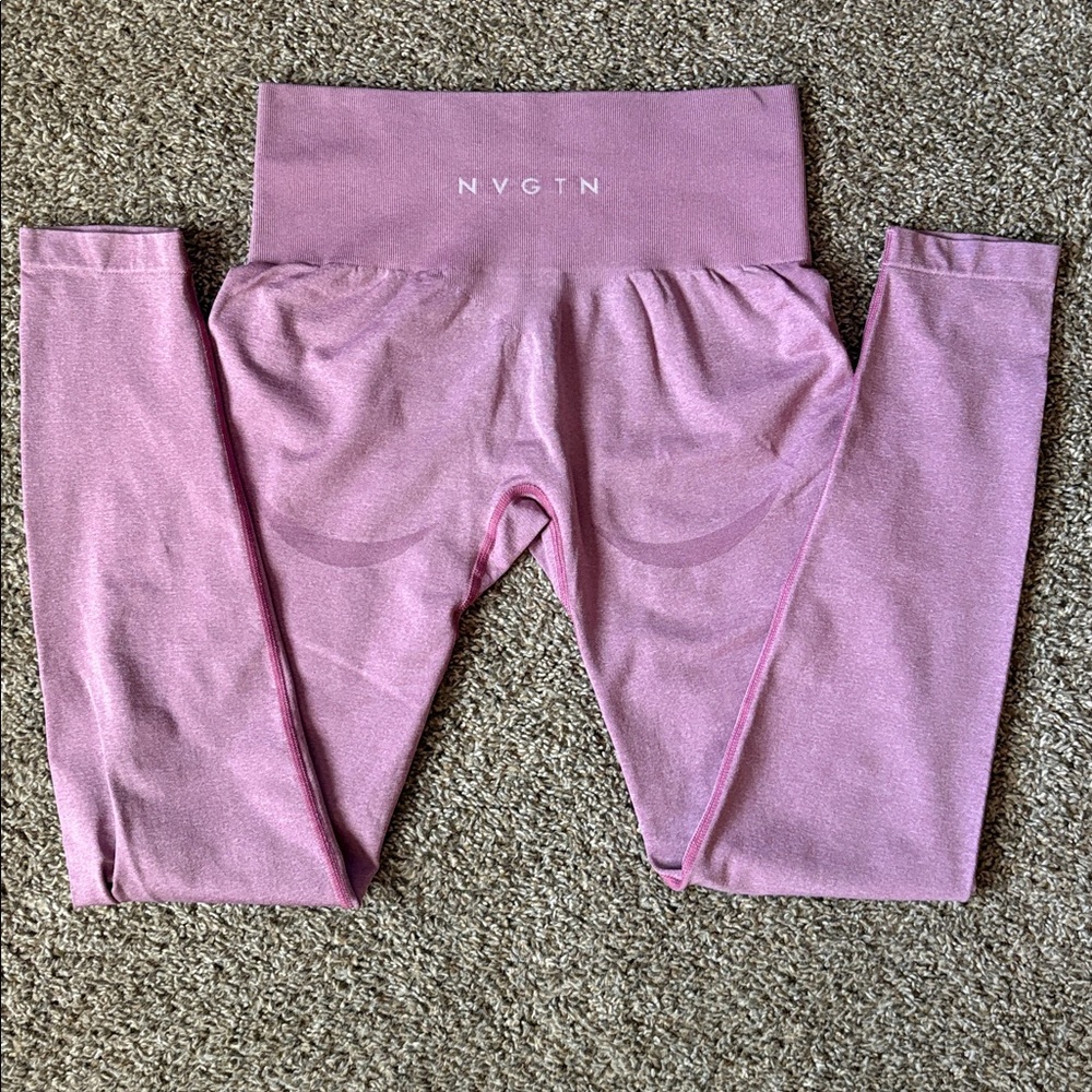 NVGTN Blush Pink Seamless Leggings